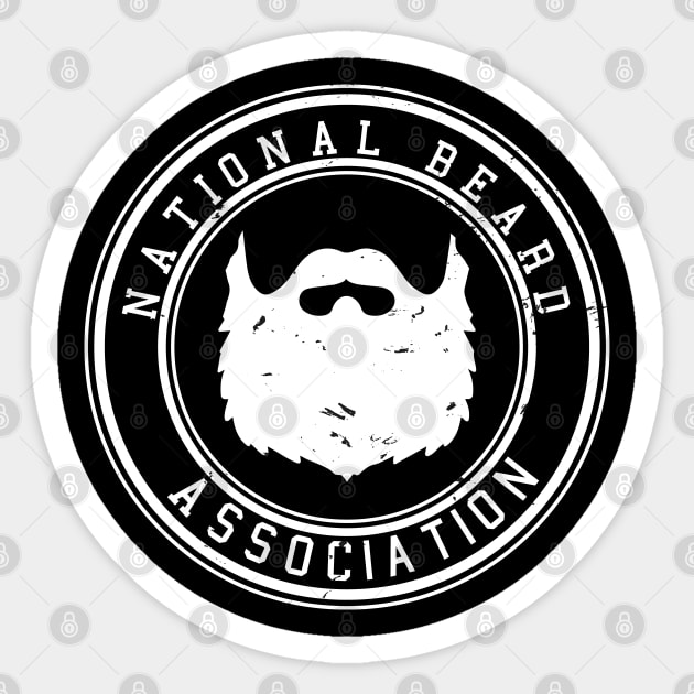 National Beard Association - Funny Barber Gift idea Sticker by Shirtbubble